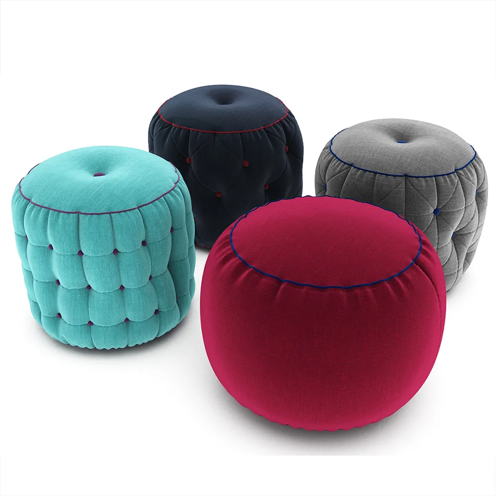 DECOR HELPER – LIVINGROOM – OTTOMAN 3D MODELS – 36