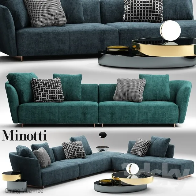 DECOR HELPER – LIVINGROOM – SOFA 3D MODELS – 107