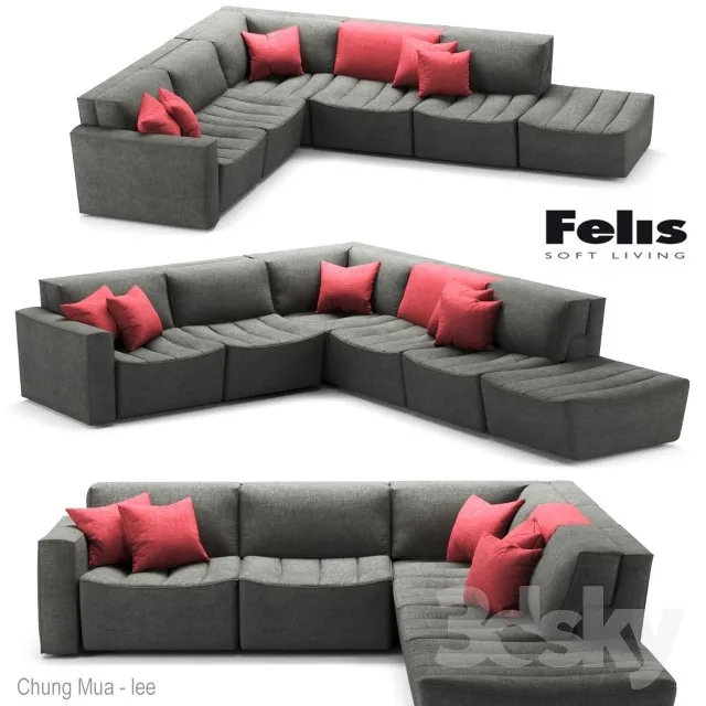 DECOR HELPER – LIVINGROOM – SOFA 3D MODELS – 148