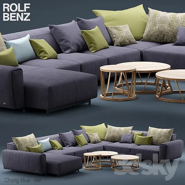 DECOR HELPER – LIVINGROOM – SOFA 3D MODELS – 195
