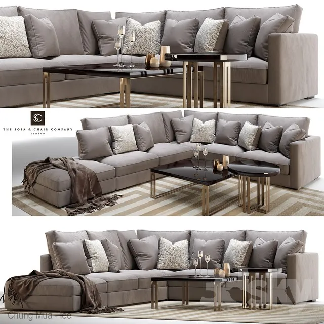 DECOR HELPER – LIVINGROOM – SOFA 3D MODELS – 248