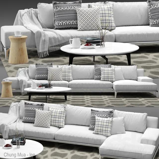 DECOR HELPER – LIVINGROOM – SOFA 3D MODELS – 362