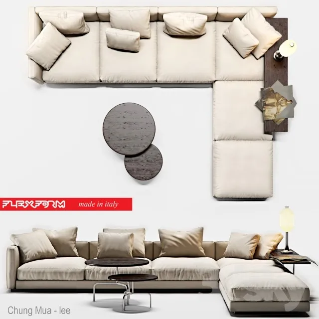 DECOR HELPER – LIVINGROOM – SOFA 3D MODELS – 369