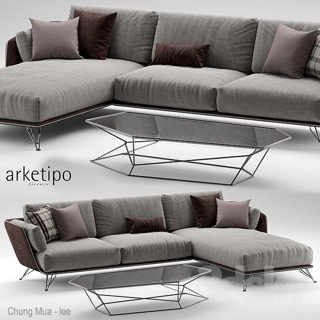 DECOR HELPER – LIVINGROOM – SOFA 3D MODELS – 371