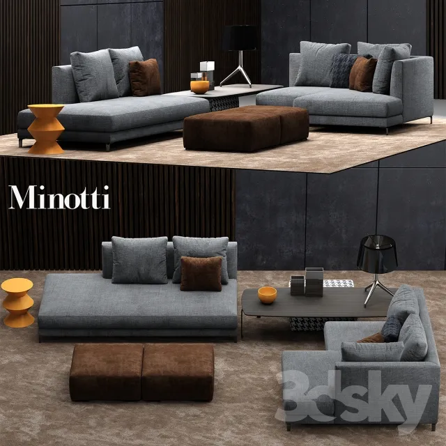 DECOR HELPER – LIVINGROOM – SOFA 3D MODELS – 50