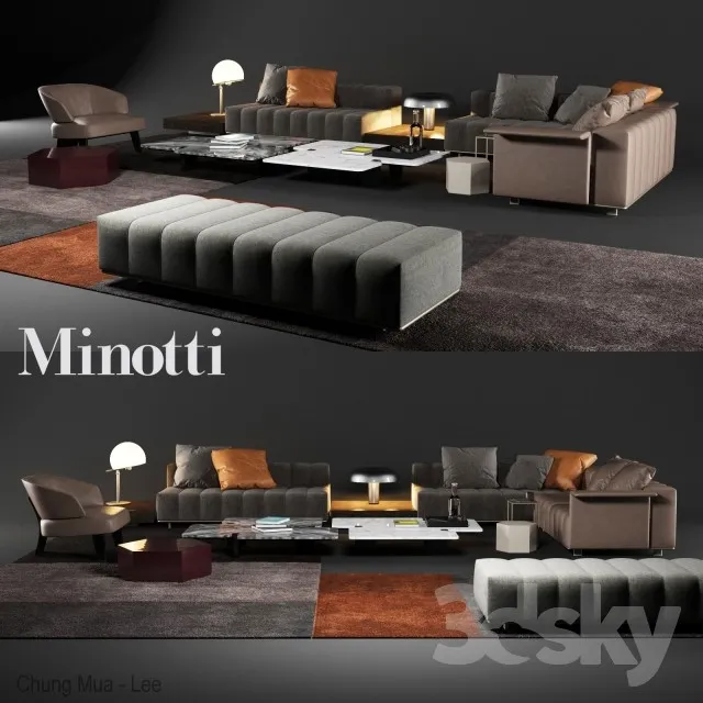 DECOR HELPER – LIVINGROOM – SOFA 3D MODELS – 83