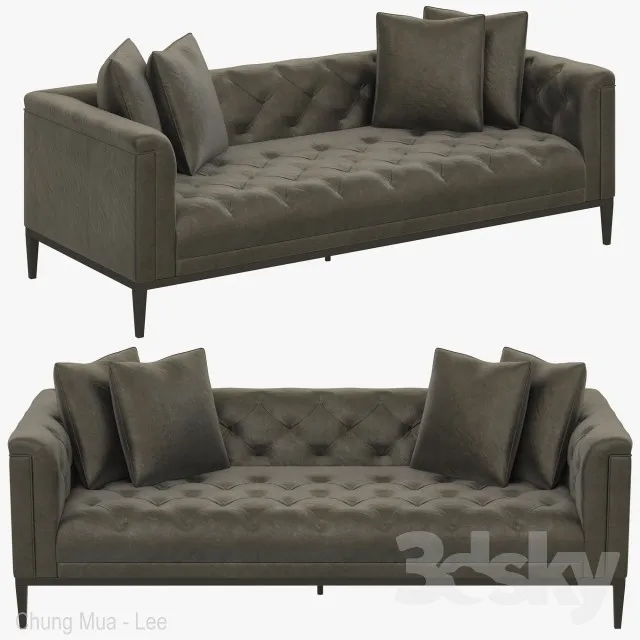 Eichholtz Cesare Sofa 3DS Max - thumbnail 3