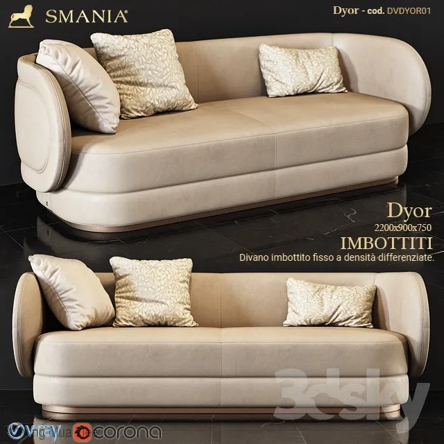 DECOR HELPER – LIVINGROOM – SOFA – LONG 3D MODELS – 191