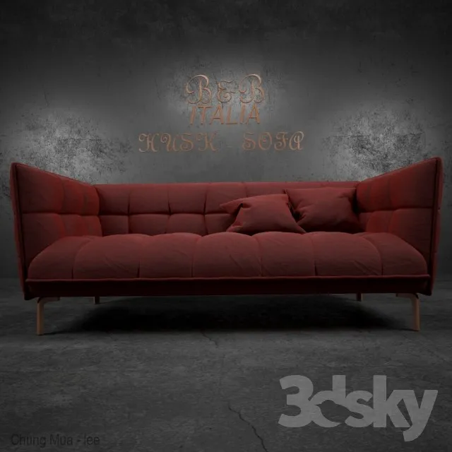 DECOR HELPER – LIVINGROOM – SOFA – LONG 3D MODELS – 327