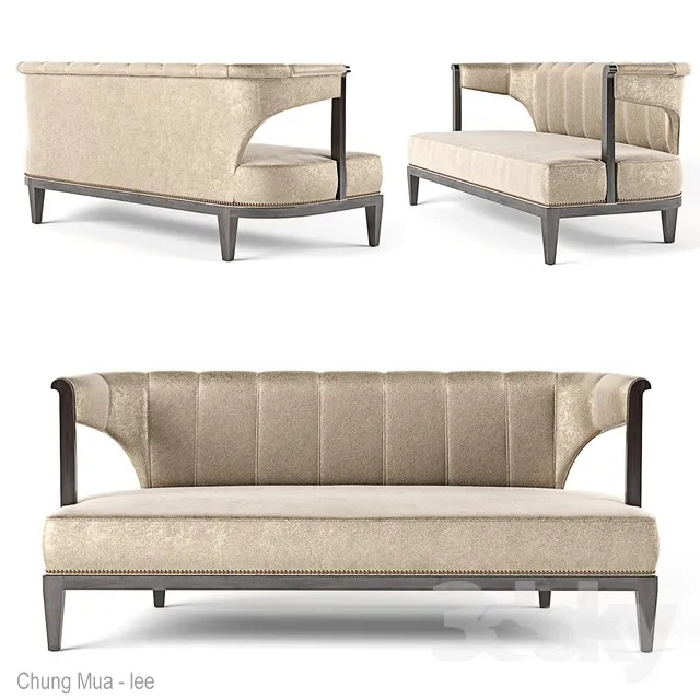 DECOR HELPER – LIVINGROOM – SOFA – LONG 3D MODELS – 413