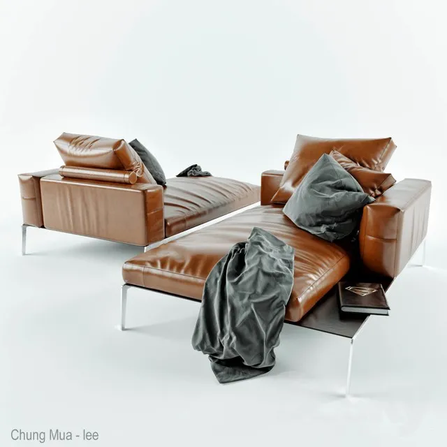 DECOR HELPER – LIVINGROOM – SOFA – LONG 3D MODELS – 422