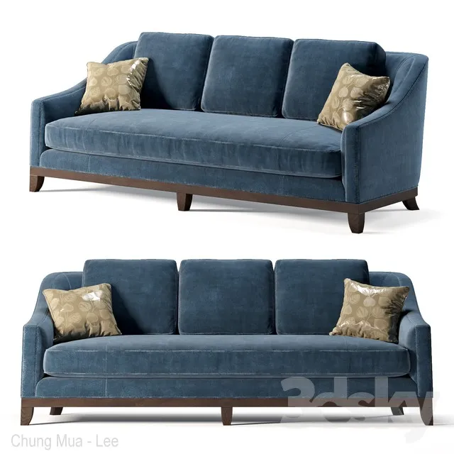 BAKER Neue Sofa 3DS Max - thumbnail 3