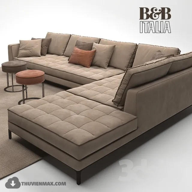 DECOR HELPER – LIVINGROOM – SOFA – SECTIONAL 3D MODELS – 45