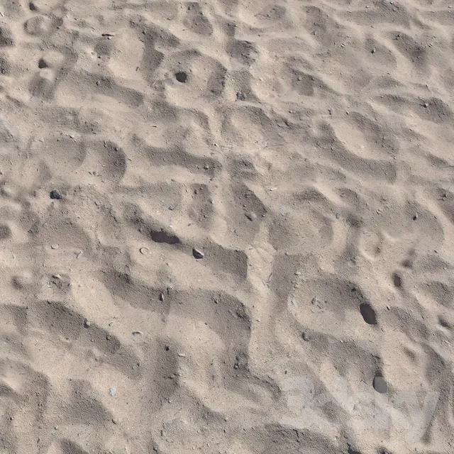 Sand beach_1 3DS Max - thumbnail 3