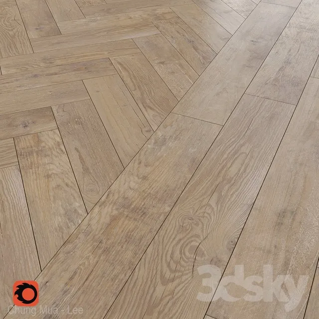 Timber Floor Tile 3DS Max - thumbnail 3
