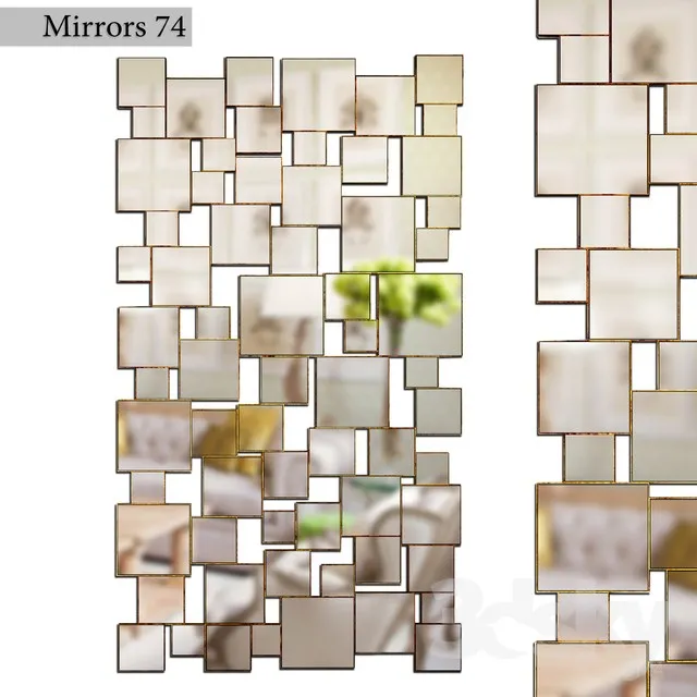 DECORATION – MIRROR 3D MODELS – 032