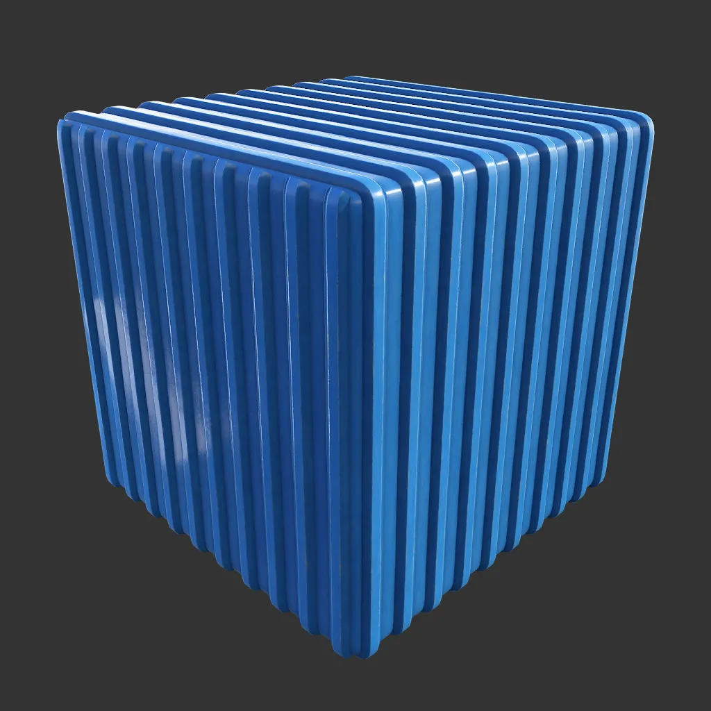 PBR TEXTURES – FULL OPTION – Shipping Container Blue – 1093