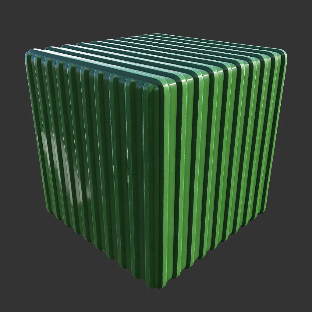 PBR TEXTURES – FULL OPTION – Shipping Container Green – 1095