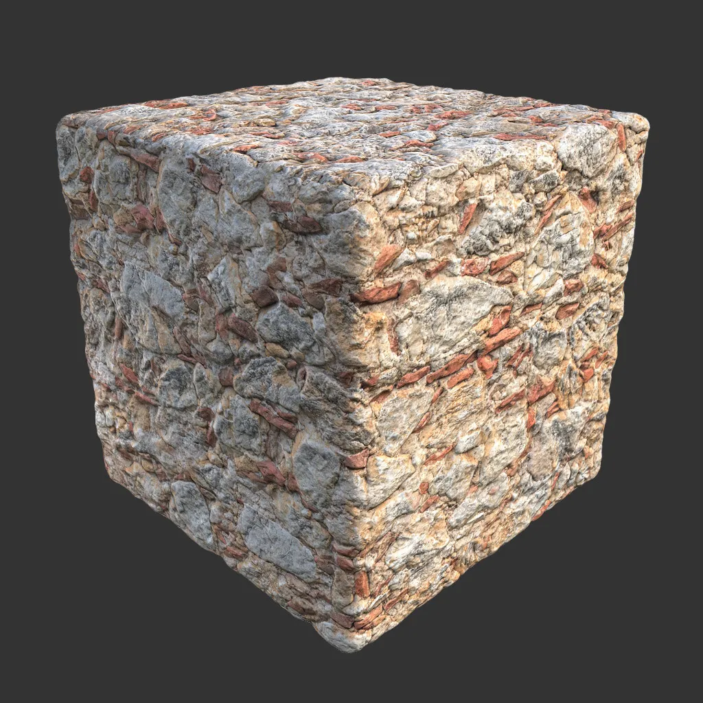 PBR TEXTURES – FULL OPTION – Wall Medieval  – 1233