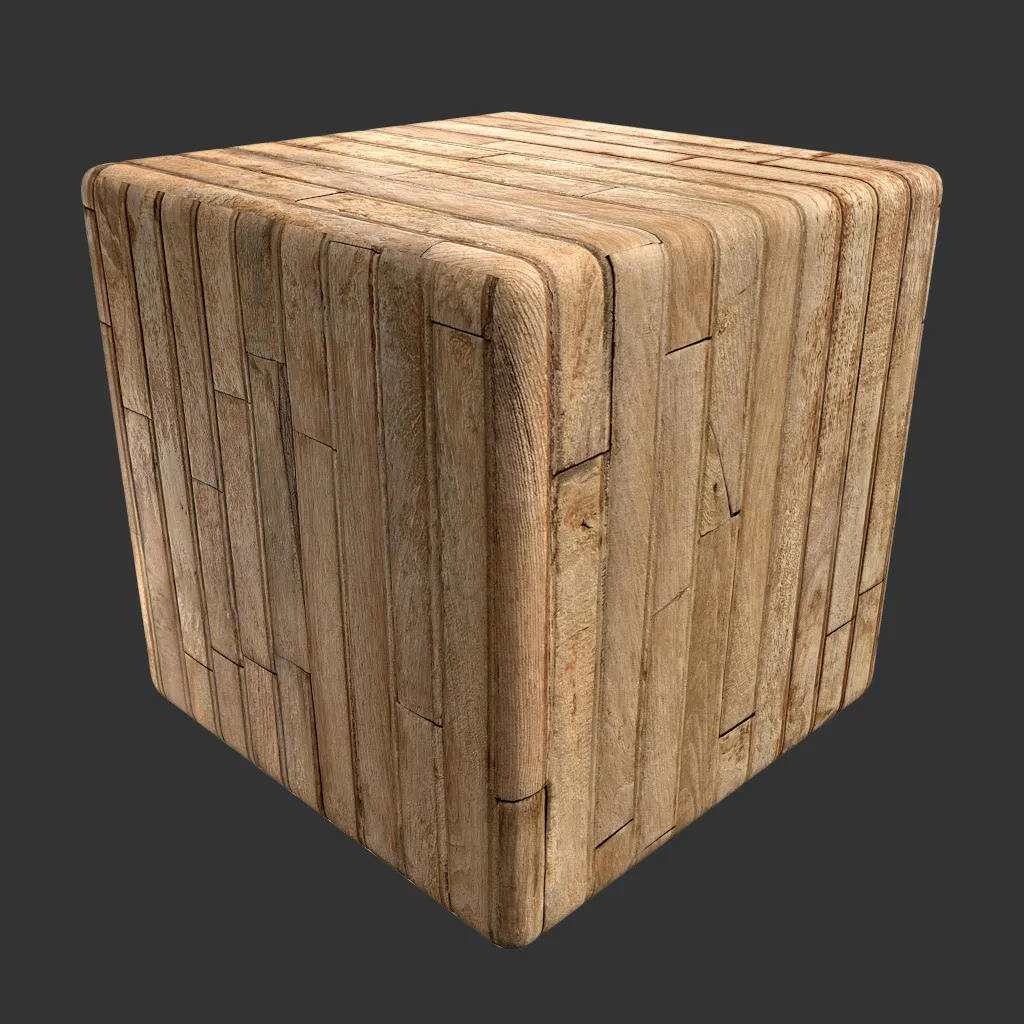 PBR TEXTURES – FULL OPTION – Wood Planks Worn – 1418