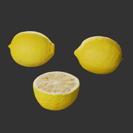 PBR TEXTURES – FULL OPTION – Fruit Lemons  – 1448