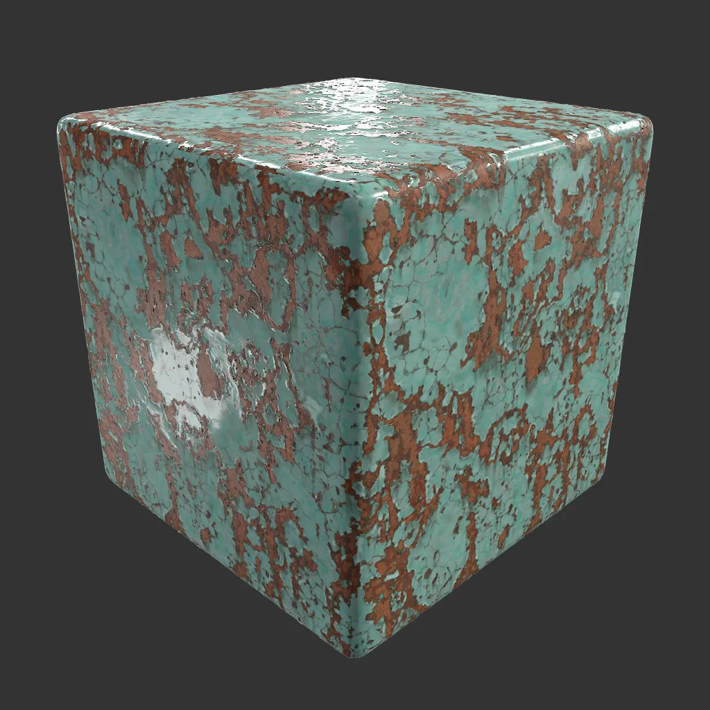 PBR TEXTURES – FULL OPTION – Chipped Paint  – 161