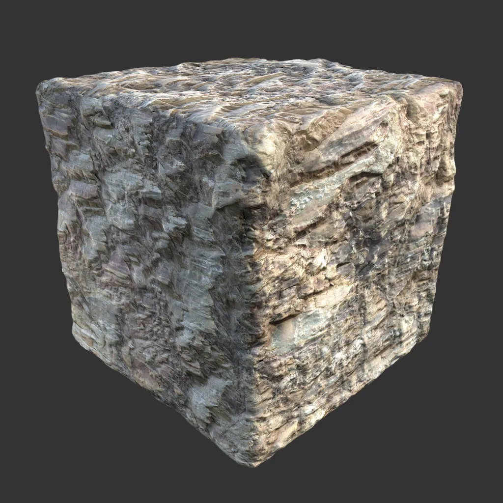 PBR TEXTURES – FULL OPTION – Cliff Rough  – 258