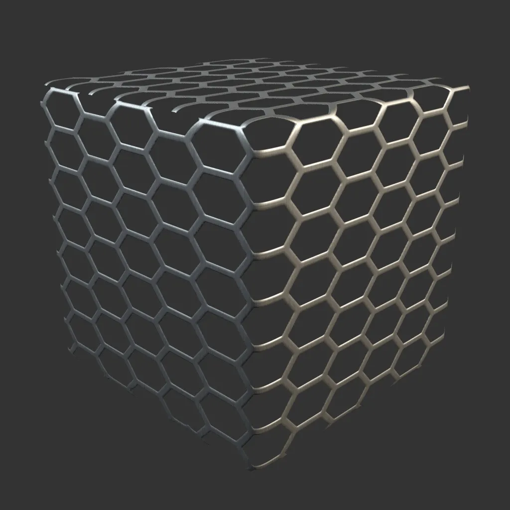 PBR TEXTURES – FULL OPTION – Grill Honeycomb  – 528