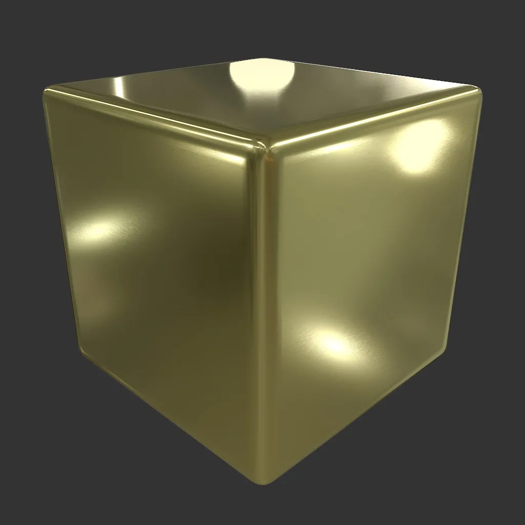 PBR TEXTURES – FULL OPTION – Metal Brass Brushed – 702