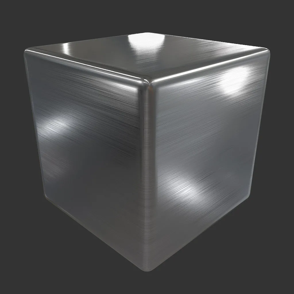 PBR TEXTURES – FULL OPTION – Metal Stainless Steel – 818