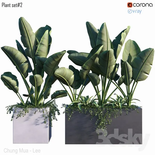 DECOR HELPER – PLANT – EXTERIOR 3D MODELS – 128
