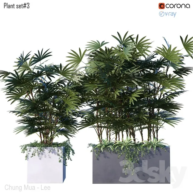 DECOR HELPER – PLANT – EXTERIOR 3D MODELS – 129