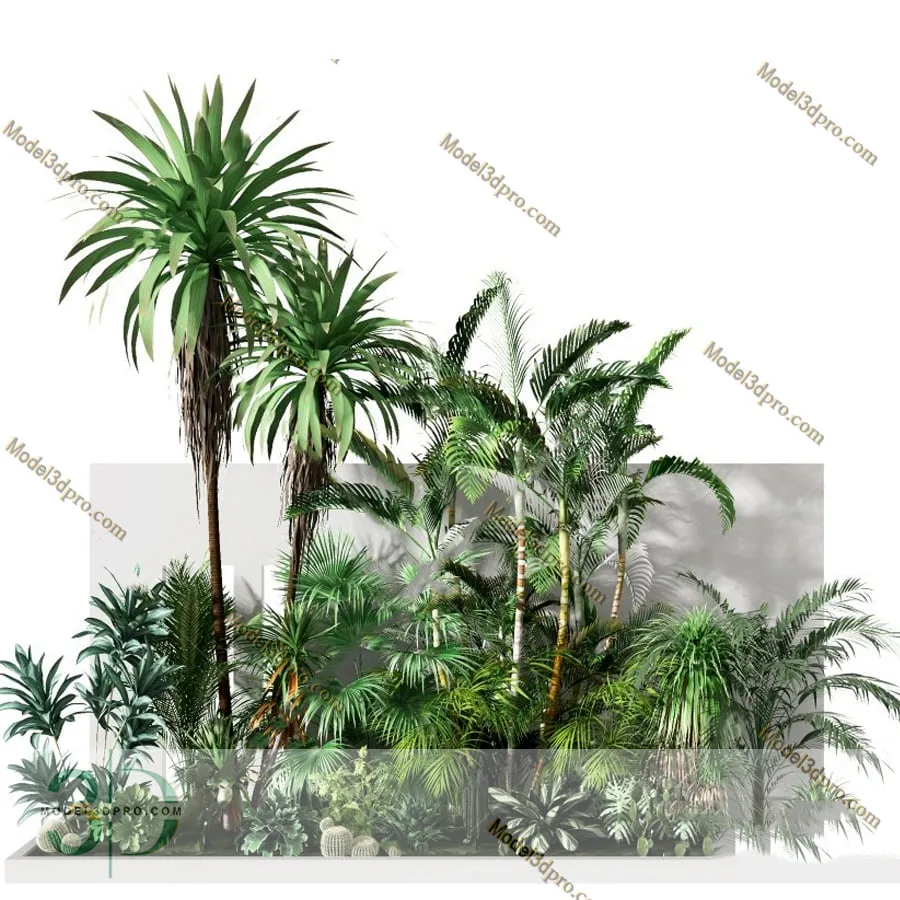 DECOR HELPER – PLANT – EXTERIOR 3D MODELS – 207