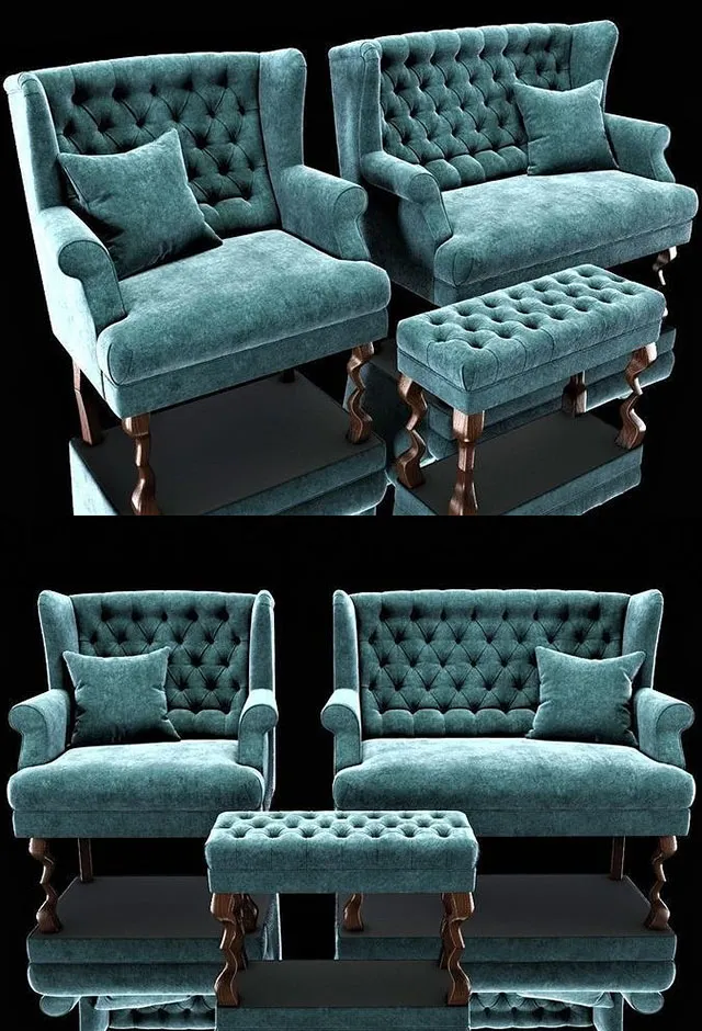 FURNITURE – SOFA 3D PRO MODELS – 107