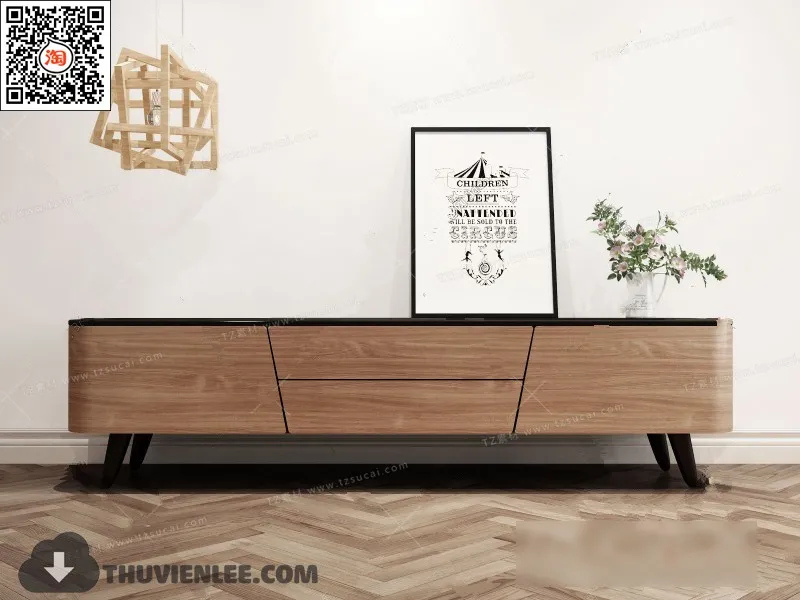 FURNITURE – TV SHELF 3D MODELS – 143