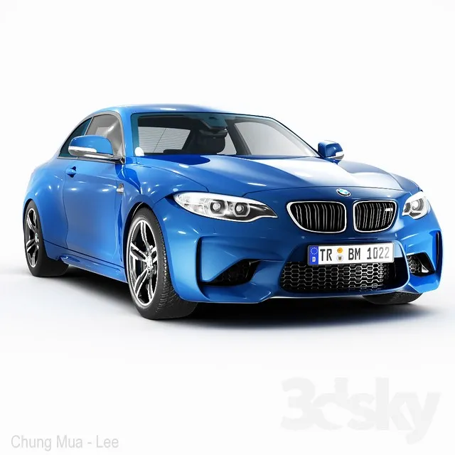 BMW M2 2016 3DS Max - thumbnail 3
