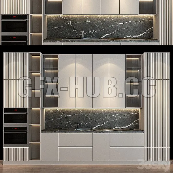 FURNITURE 3D MODELS – Kitchen Set 69