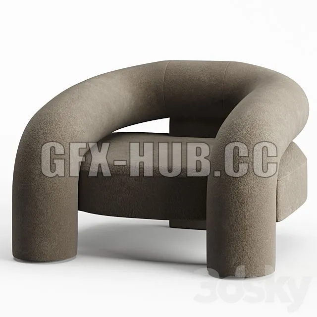 FURNITURE 3D MODELS – Kosa Lounge Chair by Ian Felton