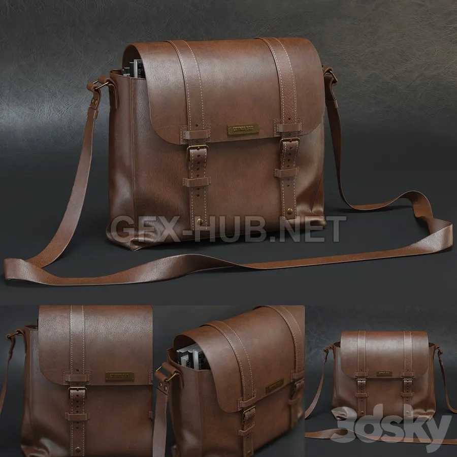 FURNITURE 3D MODELS – Leather bag
