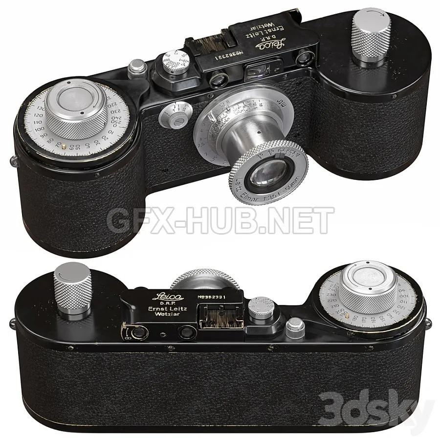FURNITURE 3D MODELS – Leica 250 Reporter camera