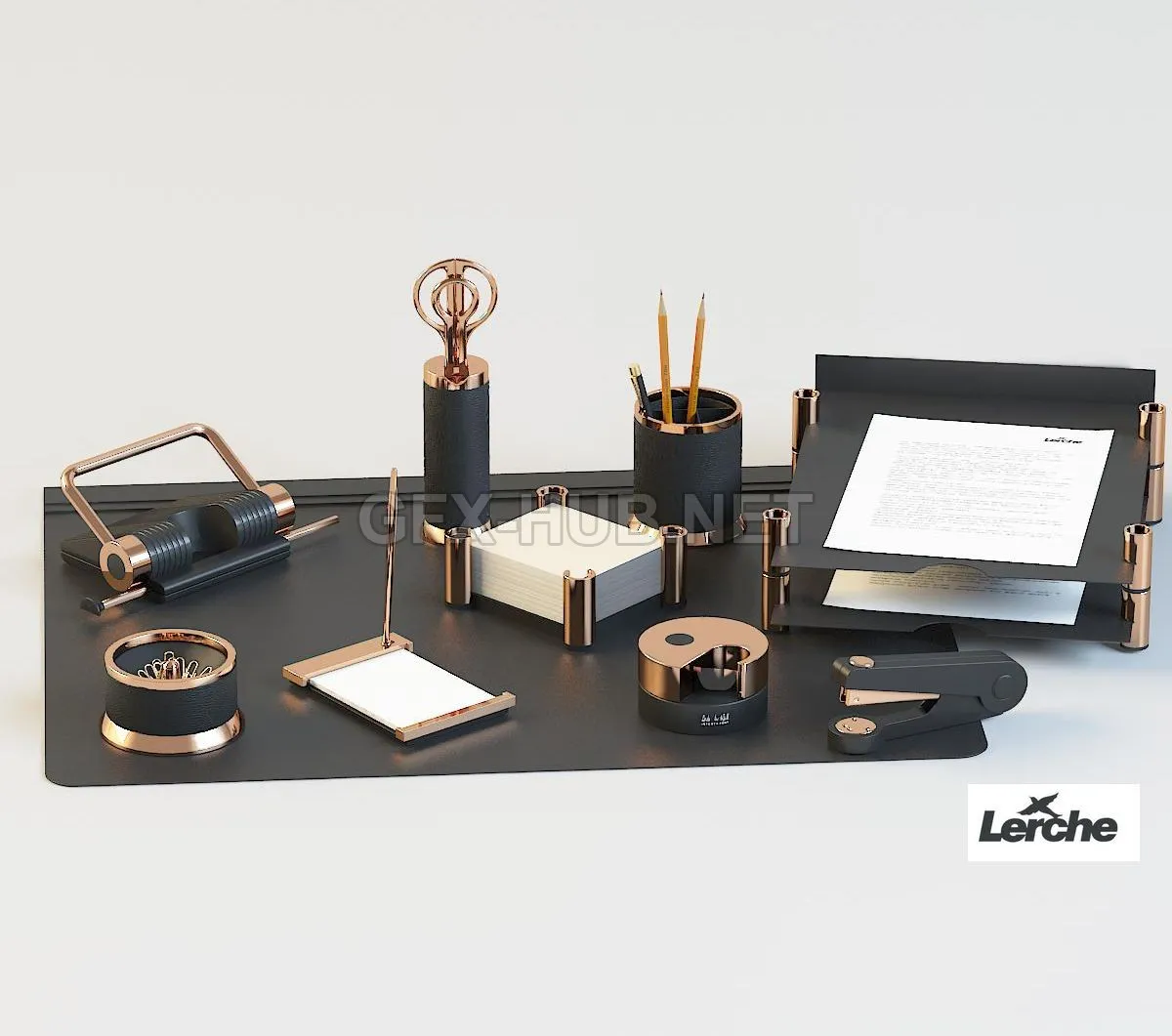 FURNITURE 3D MODELS – Lerche Black&Gold