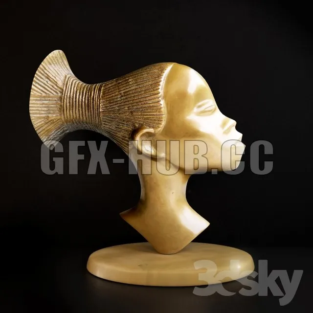 FURNITURE 3D MODELS – Lestrictmaximum African woman sculpture