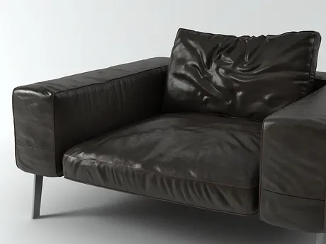 FURNITURE 3D MODELS – Lifesteel armchair 125