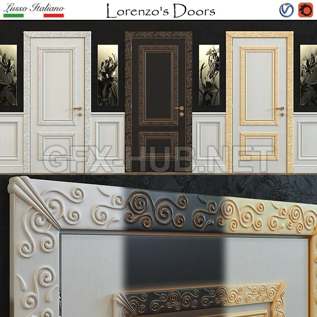 FURNITURE 3D MODELS – Lorenzo s Doors Antalica