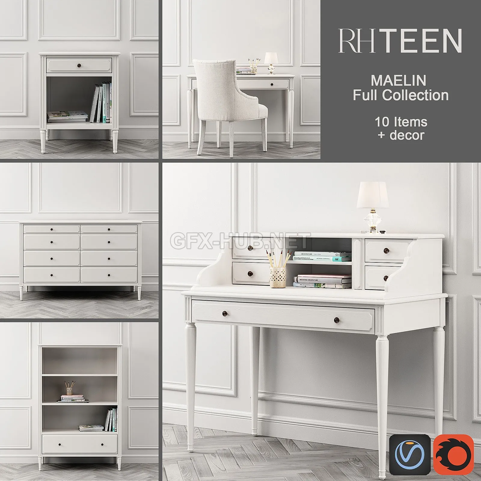 FURNITURE 3D MODELS – Maelin Collection