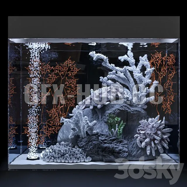 FURNITURE 3D MODELS – Marine Aquarium 1