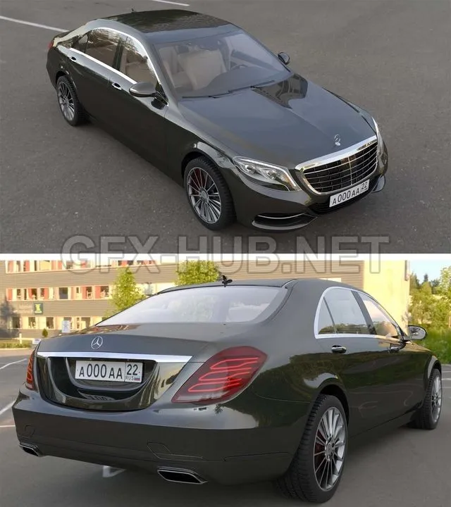 FURNITURE 3D MODELS – Mercedes W222