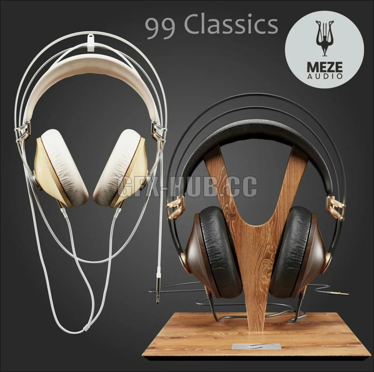 FURNITURE 3D MODELS – Meze 99 classics headphones