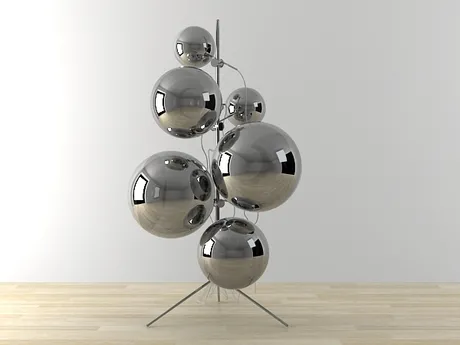 FURNITURE 3D MODELS – Mirror Ball Stand
