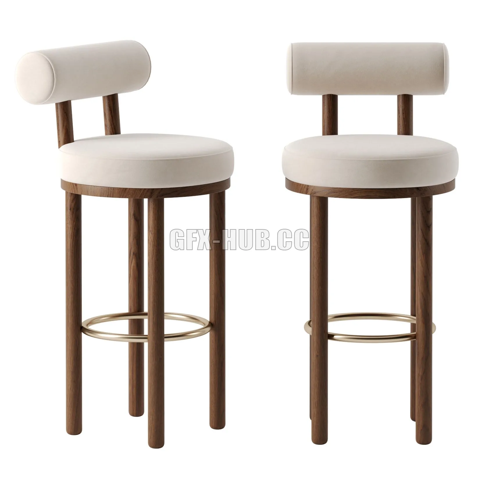 FURNITURE 3D MODELS – Moca Bar Chair by Collector